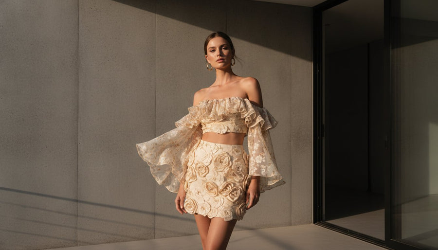 2026 Guide to the Ecru Floral Skirt and Top Set