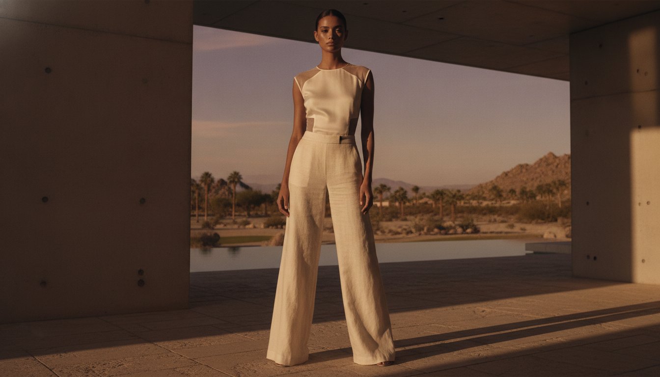 Monochromatic Ecru Outfits: A Masterclass in Modern Resort Sophistication
