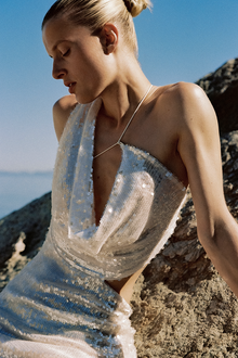 ISELIN Dress Sequins Cream