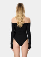 Alika Bodysuit Deep Black