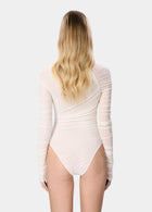 Elen Bodysuit Sheer Dream White