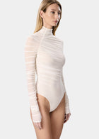 Elen Bodysuit Sheer Dream White