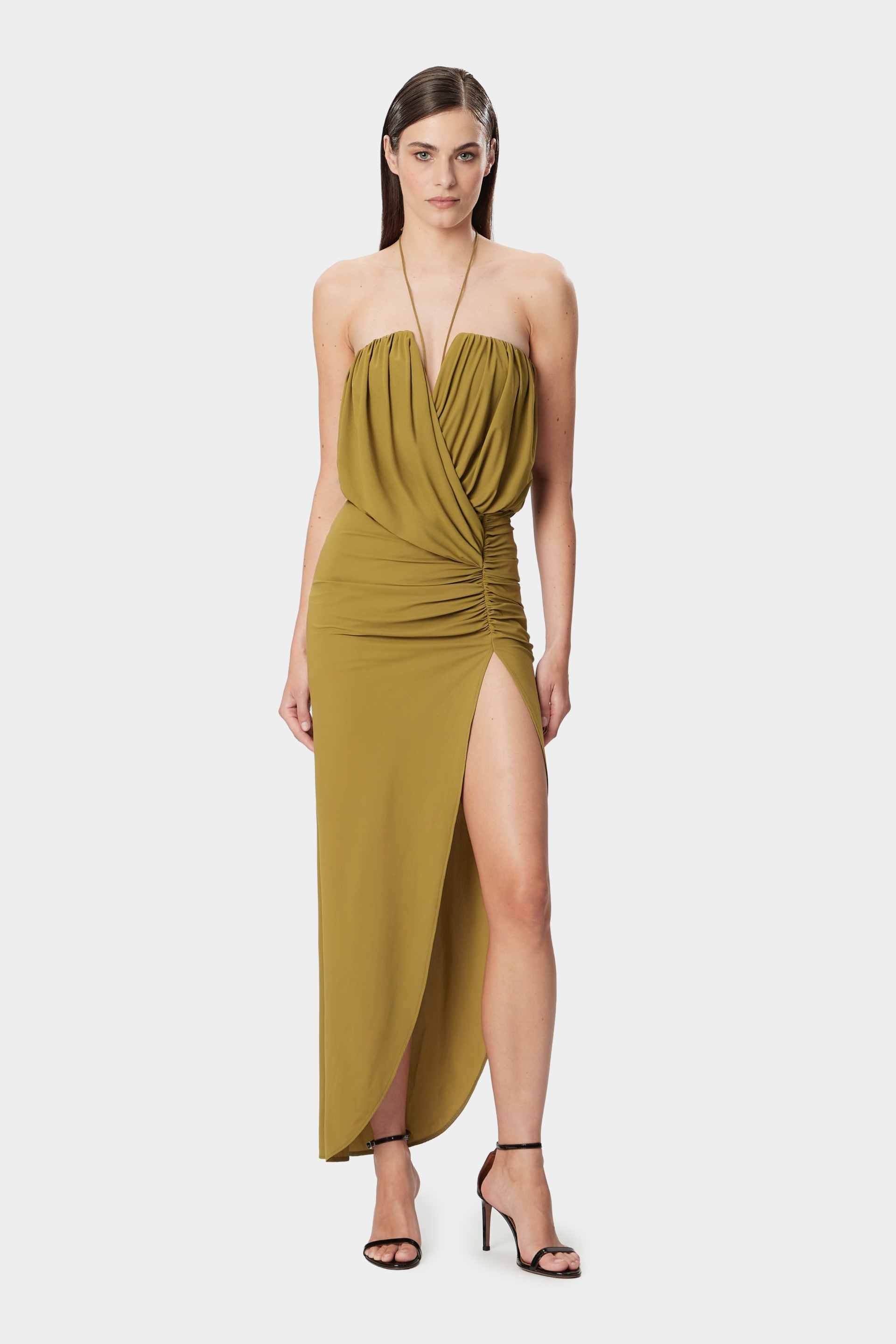 GISELLE Dress Khaki Green
