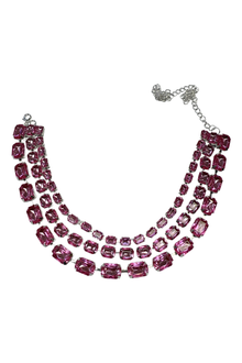 Pink Necklace (3 Rows)