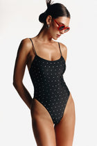 Crystal Swimsuit Black