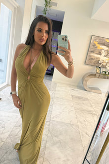JOELE Dress Khaki Green
