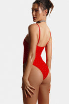 Crystal Swimsuit Red