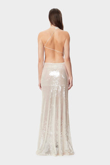 ISELIN Dress Sequins Cream