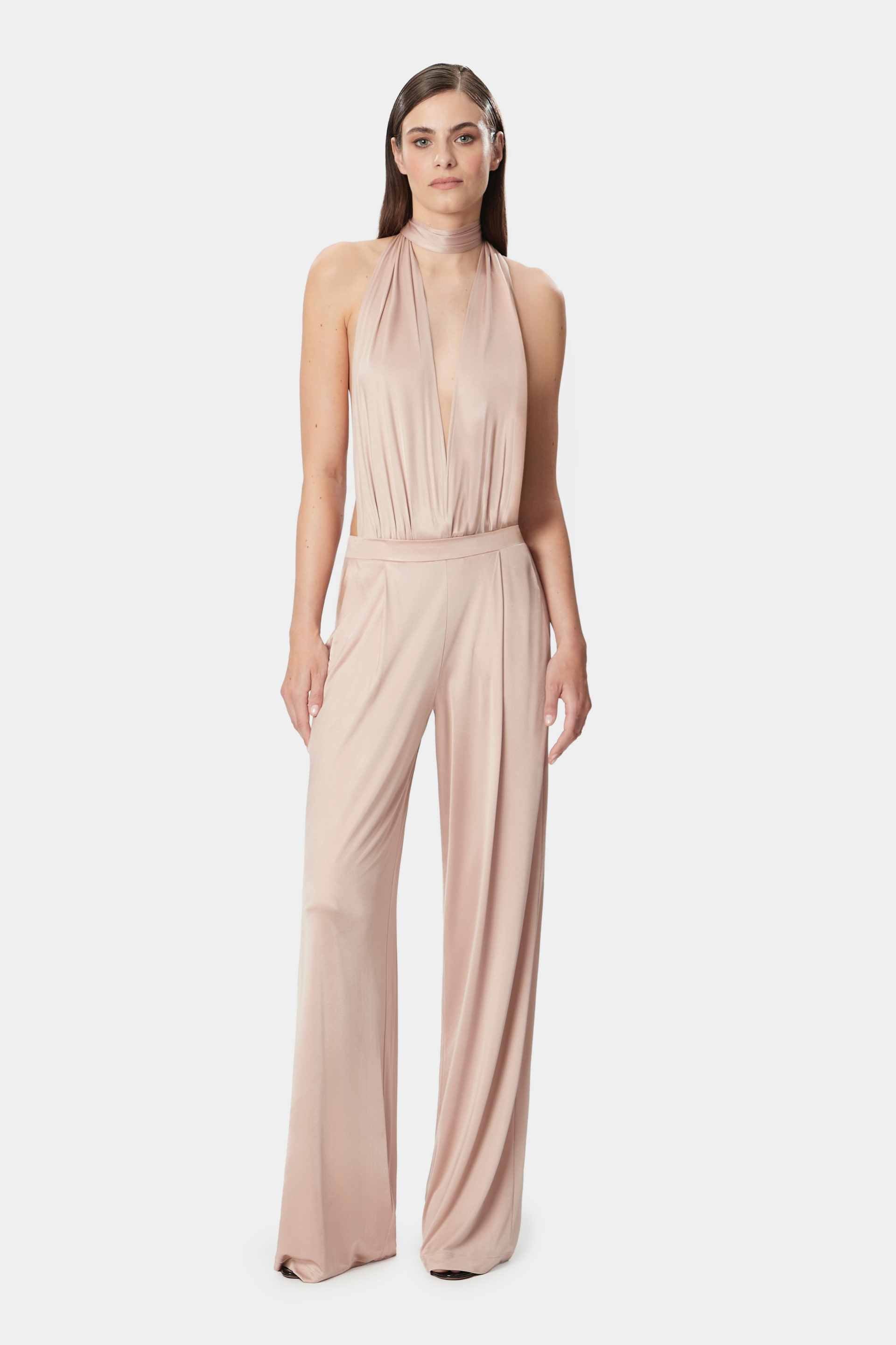 LENNOX Jumpsuit Satin Opal