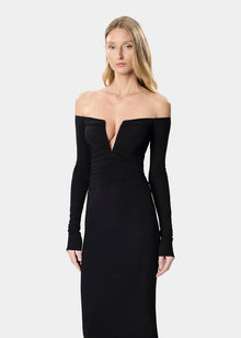 Noemi Dress Deep Black