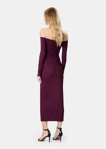 Noemi Dress Maroon
