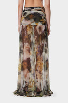 TAYLA Skirt Sheer Faded Floral