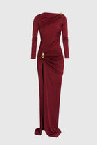 Burgundy Dress Oriana